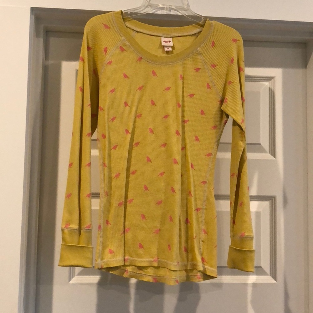Mossimo Thermal -  pink birds